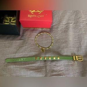 Rustic Cuff bracelet set